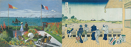 monet hokusai