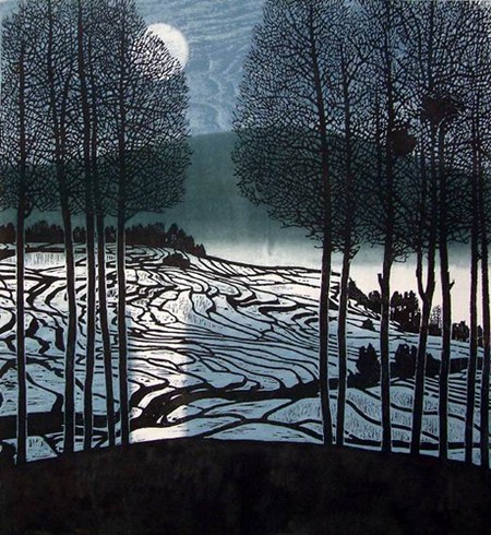 estampe chinoise de shi yi