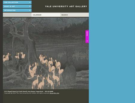 copie d’écran du site de l’université de Yale